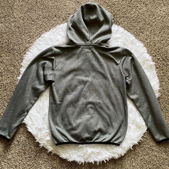 Champion Performance Quarter Zip Hoodie Sweatshirt Gray Boys Size Large - Picture 2 of 7
